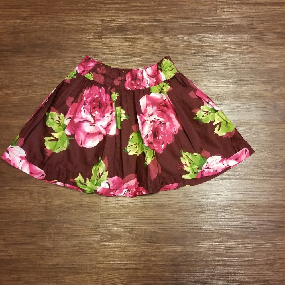 Gilly Hicks floral  mini skirt size xs